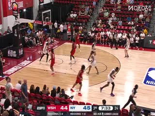 NBA夏季聯(lián)賽 奇才VS尼克斯 20250720